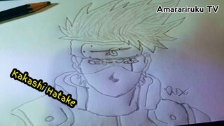 Hatake Kakashi | Amarariruku TV | Drawing sketsa anime