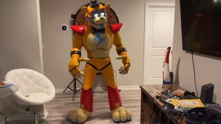 Animatronic Glamrock Freddy Cosplay Test Run