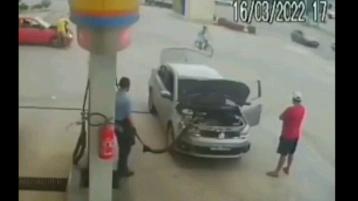 CNG BLAST IN BRAZILIAN GAS STATION