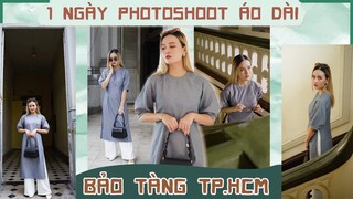Photoshoot áo dài cuối năm chỉ với 30k: Biến thành Cô 3 Tân Thời