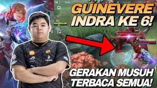 GUINEVERE MODE INDRA KE 6 !! SEMUA GERAKAN MUSUH KEBACA SAMA GW !! R7 GUINEVERE - MOBILE LEGENDS