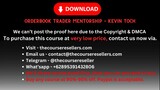 Orderbook Trader Mentorship – Kevin Toch