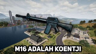 Triple Kill Pakai M16 - PUBG Indonesia