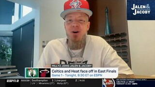 Millyz talles Jalen Rose:"In 'throwback series, Jimmy Butler & Jayson Tatum take on superb defenses"