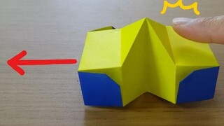 Mainan mobil bemper origami yang ajaib dan menyenangkan, sentuh dan bergerak maju, apa prinsipnya?