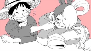 [Fanfic One Piece] Uta mengetahui bahwa Luffy menyentuh hidungnya saat dia sedang tidur