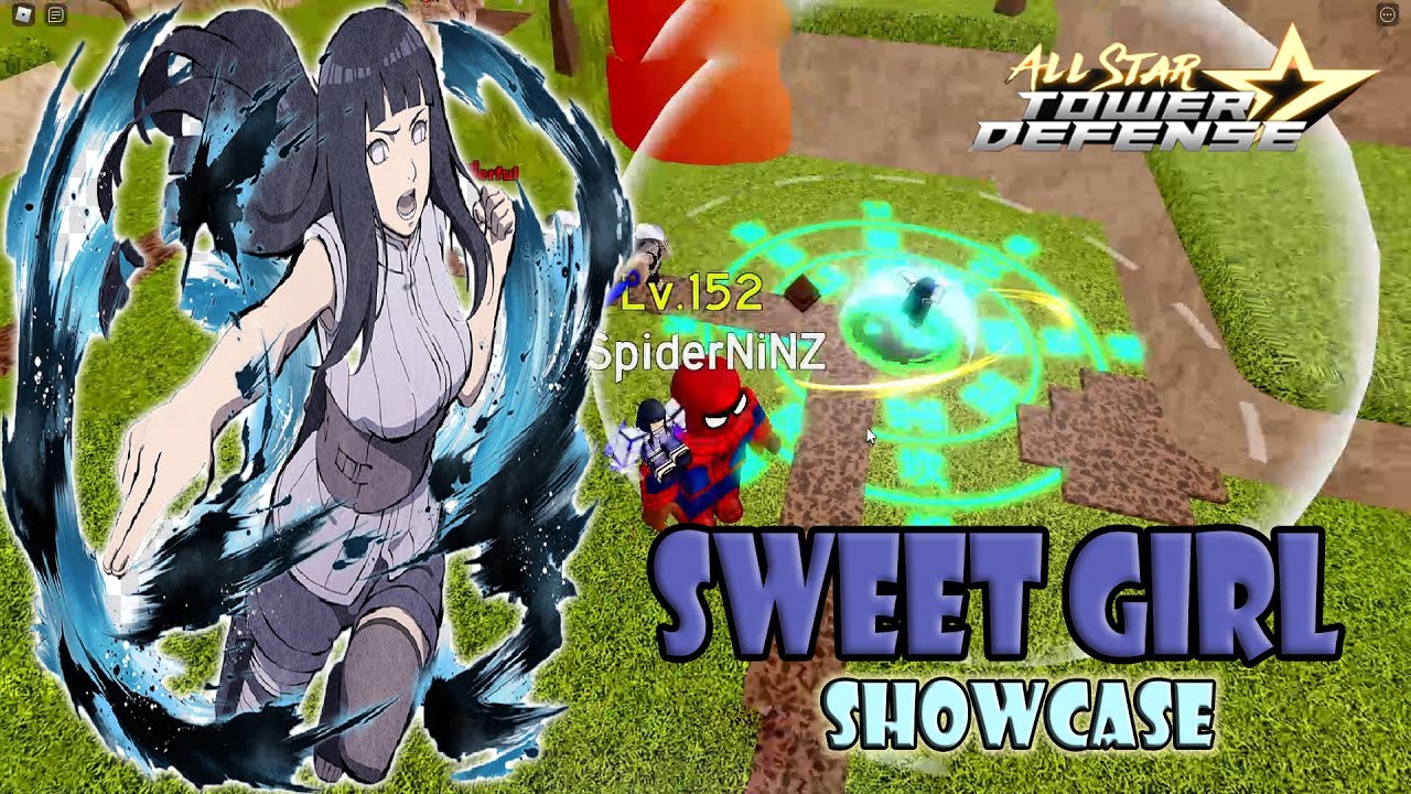 SWEET GIRL (HINATA) SHOWCASE - ALL STAR TOWER DEFENSE - BiliBili