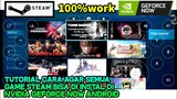 NVIDIA GEFORCE NOW DI ANDROID CARA SUPORT ALL GAME STEAM BISA MAIN PES 2020 GRATIS