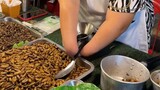 Hardwoking Mother Sells Fried Insects & Bugs At Night Market