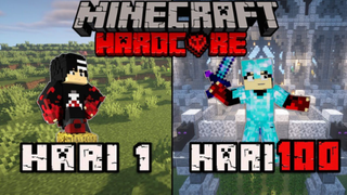 100 HARI DI MINECRAFT HARDCORE TANPA TIDUR DAN INI YANG TERJADI !!