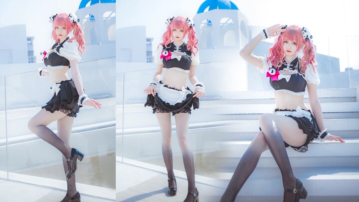 [หน้าจอแนวตั้ง 4K] Gradient Panda Maid ~ เป็นฤดูร้อนที่น่าตื่นเต้น! 【ซากิลัน】