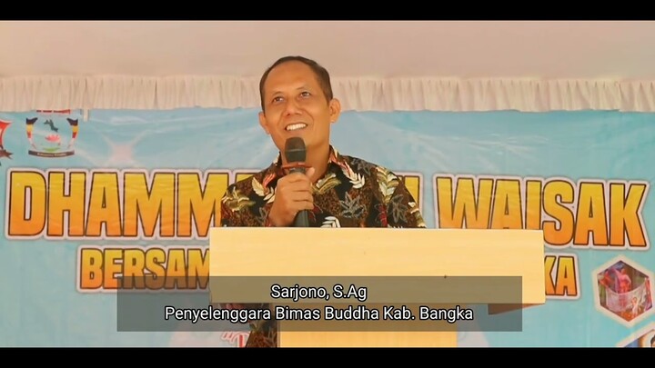 Dhammasanti Waisak Bersama Kabupaten Bangka 2566 BE tahun 2022