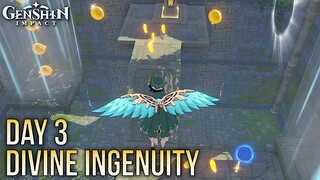 GENSHIN IMPACT - Look Out Below - Divine Ingenuity Preset Domain Day 3