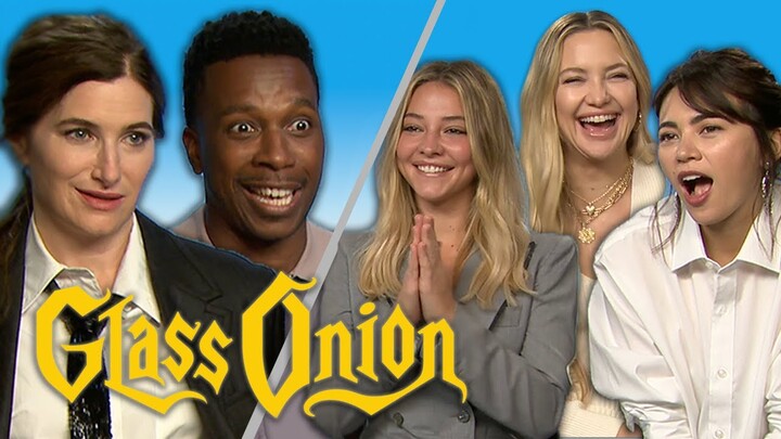 Glass Onion Cast Take On A Chaotic Mystery Interview | PopBuzz Meets