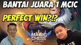 JUARA 1 MCIC TERBANTAI PERFECT WIN 100 HP?!? ft. Bass Klemens | Magic Chess Bang Bang Indonesia