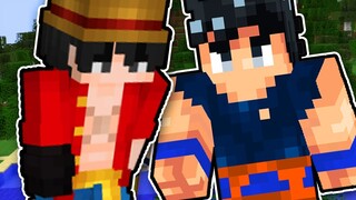 J'ai Fusionné One Piece et DBZ Dans Minecraft