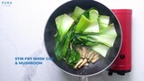 Stir Fry Bhok Coy and Mushrom Recipe - Resep Tumis