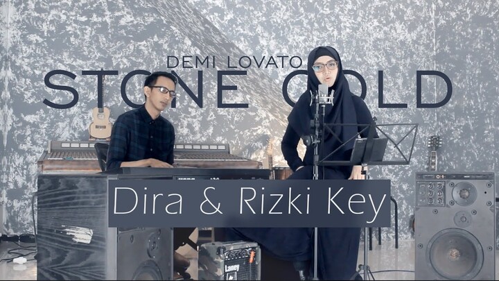 Stone Cold - Demi lovato | Cover By Dira & Rizki Key