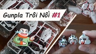 Gunpla Trôi Nổi l bộ phụ kiện 1/100 bộ 3 khiên shield custom l Sừng Đầu Vai cho MG MB l Gunpla Debut