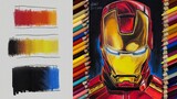 How to Blend Prismacolor Premier Color Pencil on Ironman | The Avengers  | diArt