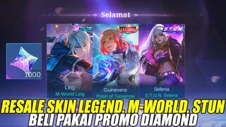 SKIN STUN, M-WORLD & LEGEND GUINEVERE DI RESALE KEMBALI! BISA GACHA PAKAI PROMO DIAMOND! - MLBB