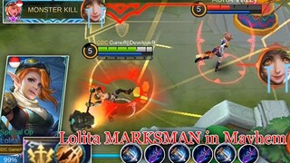 Lolita Mayhem is the NEW MARKSMAN in Mobile Legends| Funny Gameplay lmao