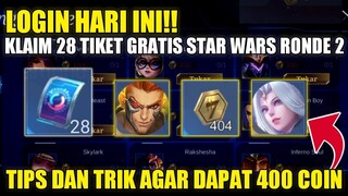 LOGIN HARI INI!! KLAIM 28 TIKET DRAW GRATIS EVENT STAR WARS RONDE 2 | TRIK DRAW AGAR DAPAT 400 COIN