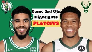 Boston Celtics vs. Milwaukee Bucks Game 2 Full Highlights 3rd QTR | May 3 | 2022 NBA Season
