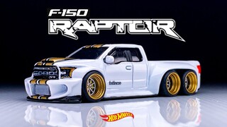 JDP ดัดแปลง Hot Wheels - Widebody 6X6 Ford Raptor F-150 - โครงการ Jakarta Diecast