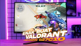 BUAT VALORANT Monitor 3 juta-an 165Hz Curve KEMURAHAN! - Review Lenovo G27 C-10 | Lazy Tech