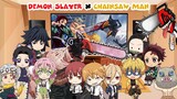 Demon Slayer React to Chainsaw Man | Denji, Makima & Power (ft. Hashira)