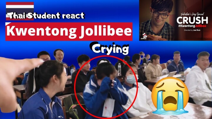 Senior High Thai Student CRIED after watching Kwentong Jollibee |