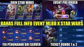 BAHAS FULL INFO EVENT MLBB X STAR WARS | PRIZE POOL, PENUKARAN COIN SKIN, PRE ORDER & TICKET GRATIS