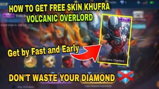 GET FREE SKIN VOLCANIC KHUFRA WITHOUT RECHARGE | EPIC SHOWCASE EVENT | MOBILELEGENDS TRICKS 2020