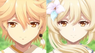 The anime version of the twins is so pretty