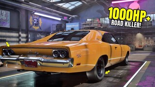 Need for Speed Heat Gameplay - '69 DODGE CHARGER 1000+HP Customization | Dodge Charger '69 Max Build