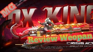 Crisis Action : Topup $99.99 + Review Weopan OX King M