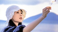 Yang Zi's fresh baby strolls on the beach. His wife's temperament is getting more and more gentle. S