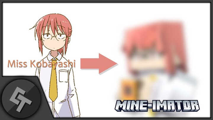 SPEED RENDER #3 "Miss Kobayashi From Dragon Maid [MineImator|ModelBench(Minecraft)]
