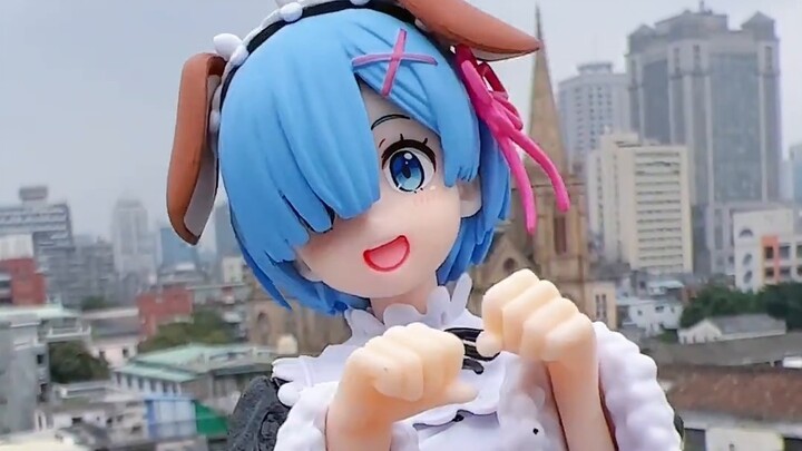 Who can resist such a cute "Xiu Gou Gou"? TAITO Rem Dog Costume Ver. (Dog Rem)! Rooftop Unboxing [B 