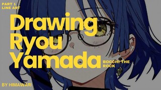 Drawing Ryou Yamada dari anime(Bocchi the rock)