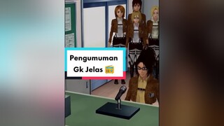 Drama Pengumuman Gaje, Full YT 👇 aot attckontitan shingekinokyojin snk eren mikasa fyp fypシ untukanda animasi AsikBarengResso dasigantung