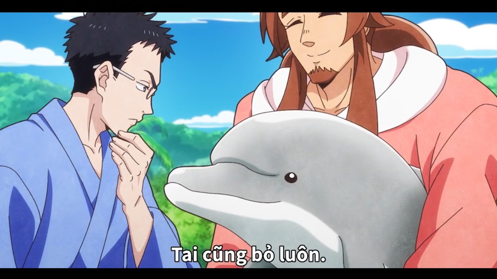 Loài cá heo thân thiện với con người #anime - Bilibili