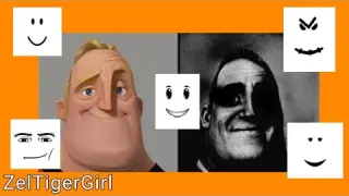 Mr. Incredible becoming uncanny but in Roblox Faces