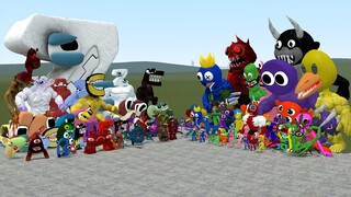 ALL ALPHABET LORE A-Z+ OTHERS VS ALL ROBLOX RAINBOW FRIENDS In Garry's Mod!