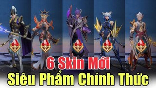 6 skin ss mới chính thức ra mắt Zata Sứ Giả Tinh Hệ, Qi Quán Quân, Allain và Ilumia Thần Mặt Trời.