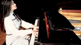 【Piano Playing-SOLO】Music Girl Loves Piano Playing Blackpink-Jennie's Hot Single