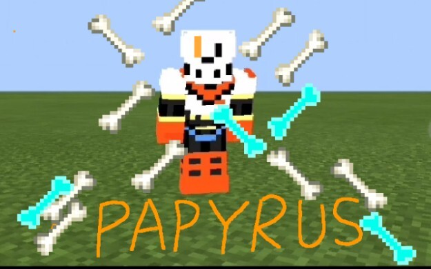[Game] Minecraft x Undertale -Chế tạo đòn tấn công của Papyrus