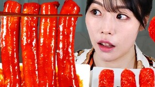 [SULGI]Bánh gạo chiên và gà rán là cặp đôi ngon nhất ở nhà vào cuối tuần~｜Bánh gạo chiên cay｜Món Che