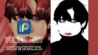 PART I: VEXEL ART TUTORIAL [EYES AND LIPS] | BTS KIM TAEHYUNG | IBISPAINTX